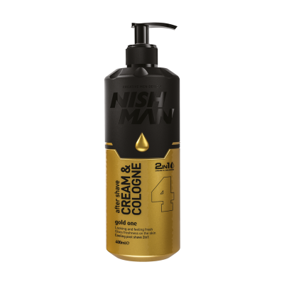 Cool-style.md Nishman After Shave 2in1 Cream Cologne 4 Gold One 400ml