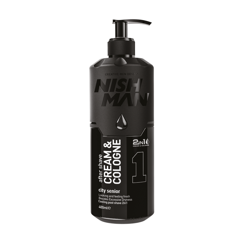 Cool-style.md Nishman After Shave 2in1 Cream Cologne 1 City Senior 400ml