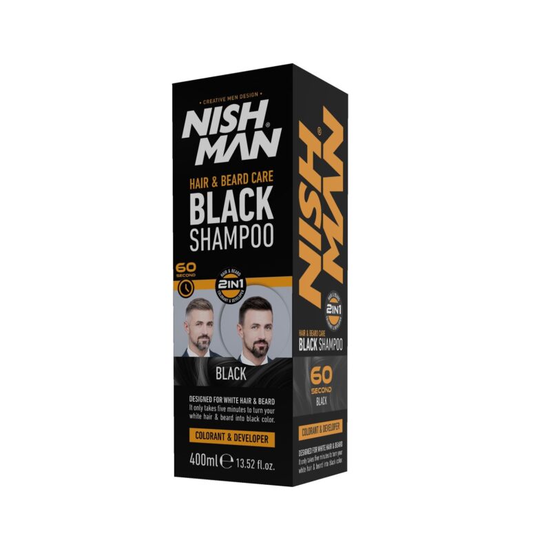 Cool-style.md Nishman Black Shampoo 400ml