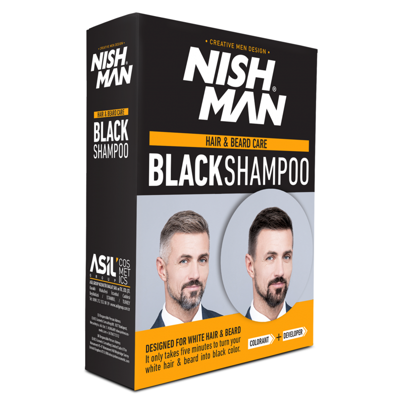 Nishman Hair Bear Care Black Shampoo