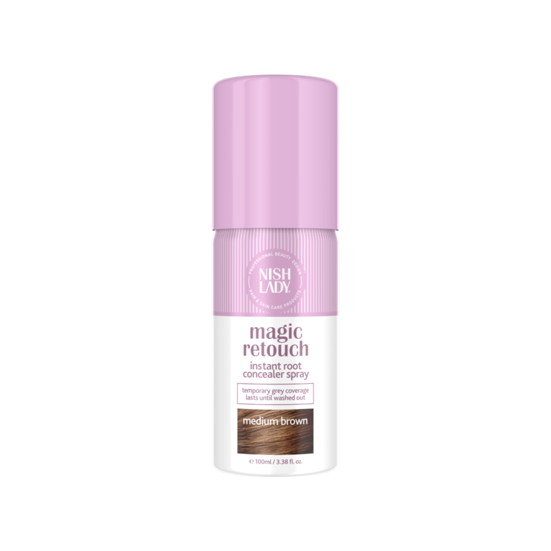 NishLady Magic Retouch Spray Medium Brown