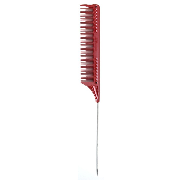 Cool-style.md JRL Pin Tail Comb JRL-103RED