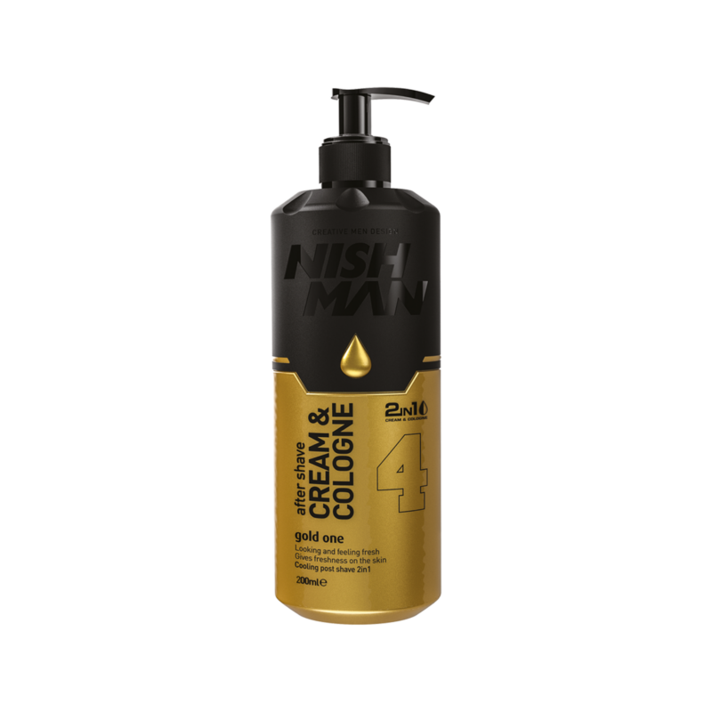 Cool-style.md Nishman After Shave 2in1 Cream Cologne 4 Gold One 200ml