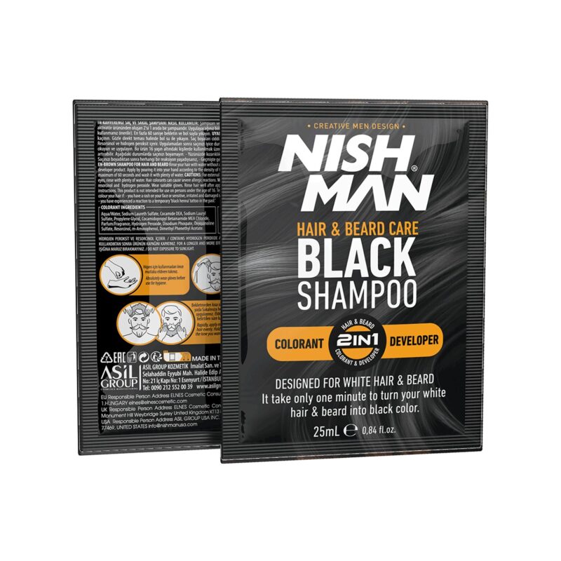Cool-style.md Nishman Black Shampoo 25ml