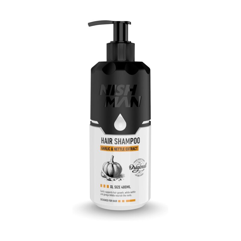 Cool-style.md Nishman Hair Shampoo Garlic & Nettle Scented