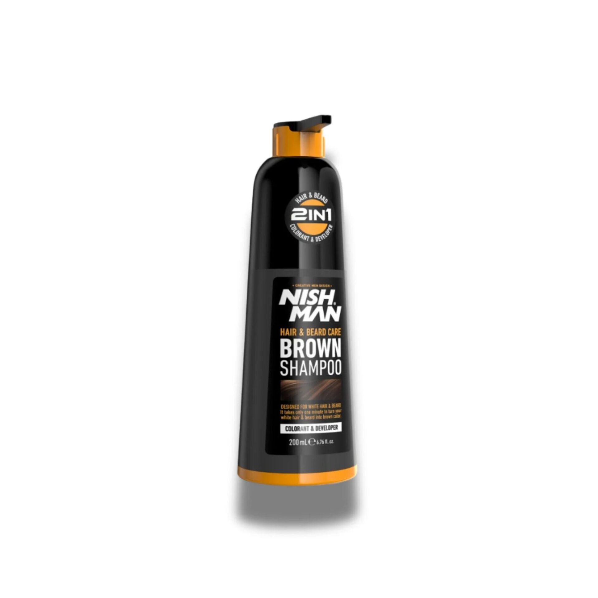 Cool-style.md Nishman Hair Beard Care Brown Shampoo 200ml
